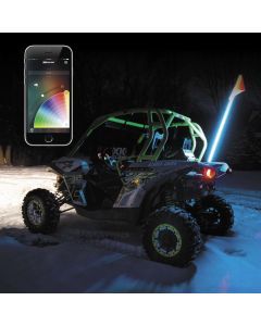 XK Glow 2nd Gen LED Whip Light Pod Single 48" - XK-WHIPB-STA