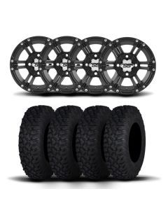 ITP SS212 14" Matte Black Wheels And Coyote Tires [27x11R-14]