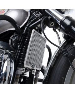 R&G Racing Black Oil Cooler Guard For 2019-2023 Royal Enfield Continental GT 650