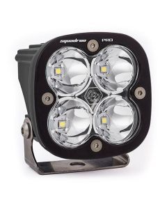 Baja Designs Auxiliary LED Light Pod Each Black Case Squadron Pro Series Spot Pattern Clear Lens Universal 490001