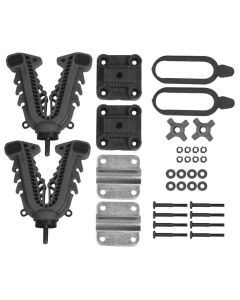 ATV/UTV Tek V-Grip Gun and Bow Holder Single Black