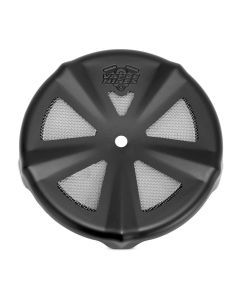 Vance & Hines 71019 'Skullcap Crown' Air Cleaner Cover for Harley Black