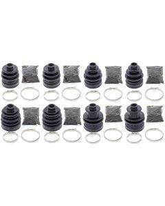 Complete Front & Rear Inner & Outer CV Boot Repair Kit KVF750 Brute Force 08-11