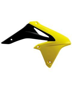 Acerbis Yellow/Black Radiator Shrouds for Suzuki - 2171911017