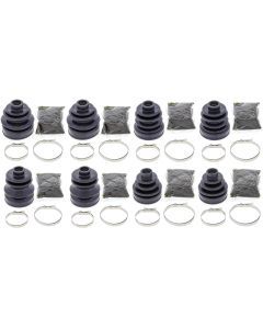 Complete Front & Rear Inner & Outer CV Boot Repair Kit Yamaha 660 RHINO 06-07