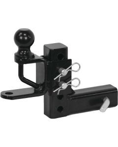 ATV/UTV Tek Elite Series Adjustable Hitch With 2" Ball Black