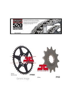 520 Precision Chain,Front & Rear Sprocket Kit LT250R QuadRacer 1985-1990 For Suz