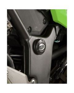 R&G Racing Black Upper Frame Plug For 2008-2017 Kawasaki Ninja 250
