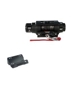 Viper 4500lbs V3 Winch Black Rope With Mount For Kawasaki Teryx 750 2014-2020