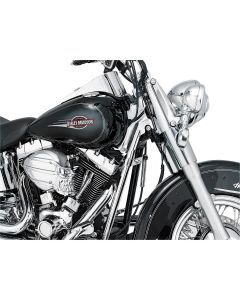 Harley FXSTS Springer Softail 2000-2006Frame Down Tube Covers Chrome by Kuryakyn