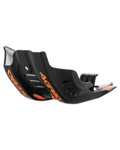 Acerbis Black/16 Orange Offroad Skid Plate - 2449420001