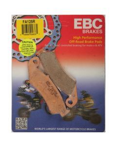 EBC 1 Pair Sintered R Series Heavy-Duty Brake Pads MPN FA125R