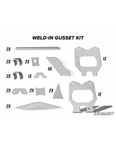 SuperATV Can-Am Maverick X3 Weld-In Gusset Kit WFG-CA-X3-01