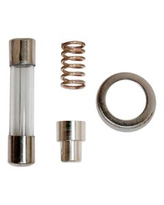 Replacement Brake Power Plug Hardware (Fuse, Spring, Collar & Tip) for Towed Vehicle RVibrake System