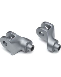 Kuryakyn Splined Adaptor Mounts for Cruisers Silver 8904