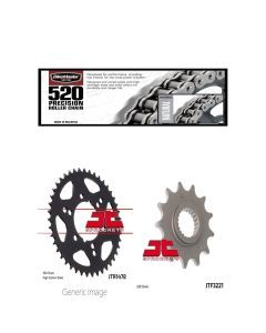 520 Precision Chain,Front & Rear Sprocket Kit POLARIS 250 Trail Boss 1985-1989