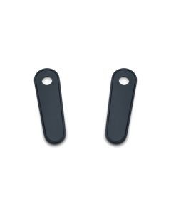 Kuryakyn Black Passenger Rear Floorboard Foot Peg Frame Block Off Plates Harley