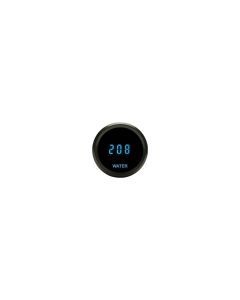 Round Water temperature, 0-300 degrees, 2-1/16", black, blue