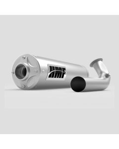 HMF Muffler Can-Am Maverick X3 17-25 Stainless Titan-SS Big Core Full System Exhaust Billet End Cap