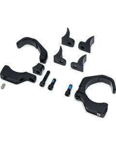 Kuryakyn Pipe Wrench Fork Mounts For Turnsignals Black