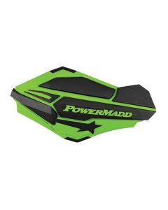 Sentinel Handguards, Kawasaki Green/black POWERMADD 34403