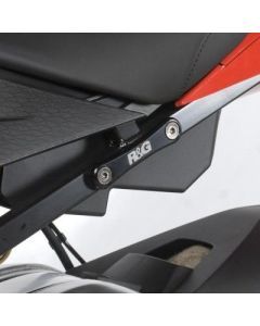 R&G Racing Black Rear Foot Rest Delete Blanking Plates BLP0002BK