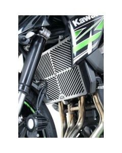 R&G Racing Stainless Steel Radiator Guard For 2020-2024 Kawasaki Ninja 1000SX ZX1000