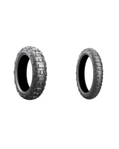 Bridgestone Battlax Adventurecross AX41 Tire Pair For Kawasaki KLR650 87-18