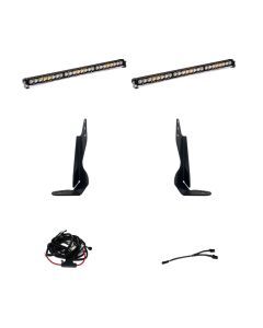 Baja Designs Grille Light Bar Kit Dual 30 inch S8 Series Driving/Combo Pattern Clear Lens 447854