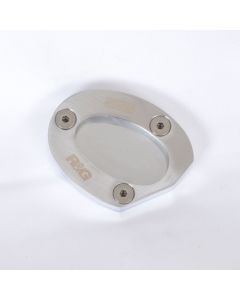 R&G Racing Silver Kickstand Shoe For 2017-2024 Kawasaki Ninja 650 EX650