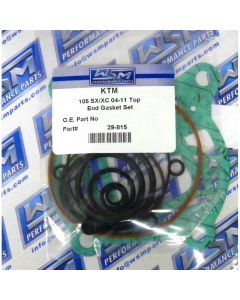 WSM Top End Gasket Kit For KTM 105 SX / XC 04-11 29-815