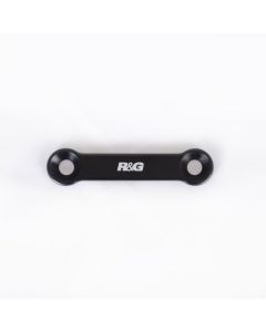 R&G Racing Black Rear Foot Rest Delete Blanking Plates LHS For 2019-2020 Husqvarna SVARTPILEN 701