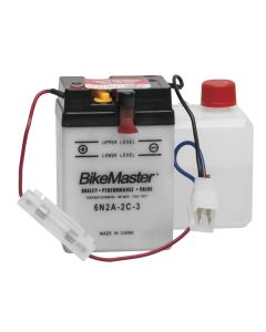 BikeMaster Performance Conventional Battery For Honda NC50 Express 1977 White