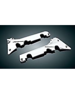 KURYAKYN CHROME PASSENGER FLOORBOARD SIDECOVERS 2001-2016 HONDA GOLD WING GL1800