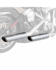 Vance & Hines Twin Slash 3in 2-2 Slip-On Exhaust Chrome 16335