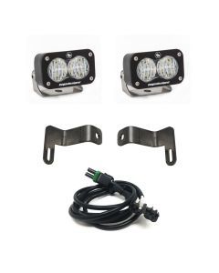 Baja Designs Reverse Light Kit Pair Dual S2 Sport Series Wide Cornering Pattern Clear Lens 448038