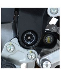 R&G Racing Black Lower Frame Plug LHS For 2013-2016 MV Agusta Brutale 675