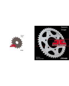 Front & Rear Sprocket Kit for Street KAWASAKI ZX750P Ninja ZX-7R 1996-2004