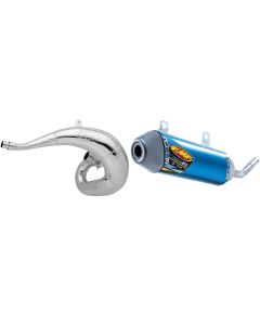 Gnarly Exhaust Pipe & Titanium Powercore 2.1 Silencer for HUSQVARNA TE 300 2017