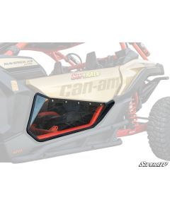 SuperATV Can-Am Maverick X3 Clear Lower Doors DOOR-CA-X3-004-75
