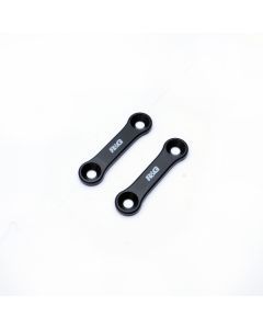 R&G Racing Black Rear Foot Rest Delete Blanking Plates For 2019-2024 Triumph Scrambler 1200 XC