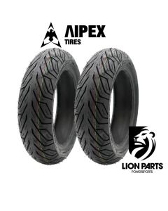 Aipex 120/70-12 2 Piece Front / Rear Set City Tires Bias 58 S - 120x70x12