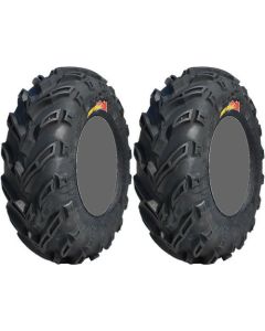 Pair 2 GBC Dirt Devil 25x12-9 ATV Tire Set 25x12x9 25-12-9