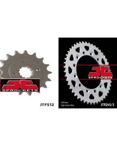 Front & Rear Sprocket Kit for YAMAHA YZF600R-T,V,W-520 Chain Conversion 05-07