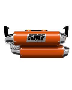 HMF Muffler Dual Full System Performance Exhaust Orange Crush Euro Polished End Cap For Can-Am Outlander 1000/850 2025-2026 14656639486