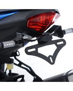 R&G Racing Black Tail Tidy License Plate Holder For 2019-2024 Kawasaki Ninja 125
