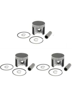 3 Piston Kits POLARIS INDY 580 XLT- 579cc ('93-94) 64.00MM