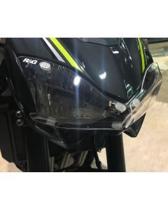 R&G Racing Clear Acrylic Headlight Shield For 2017-2019 Kawasaki Z900 ZR900