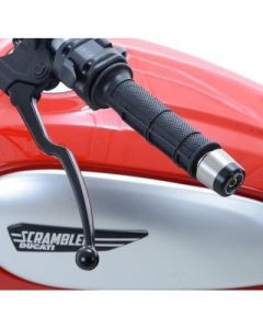 R&G Racing Black Bar End Sliders For 2015-2018 Ducati Scrambler Classic