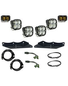 Baja Designs Fog Pocket Light Kit Squadron / S2 SAE Series Multi Pattern Baja Amber Lens For Ford F-150 Raptor 2017-2020 448176